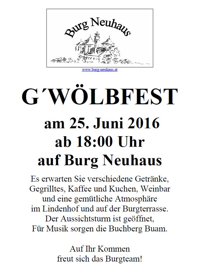 Gwölbfest 25.6.2016
