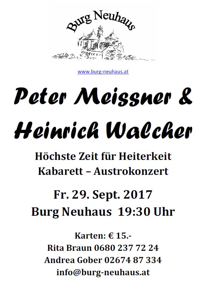Kabarett-Konzert Meissner Walcher
