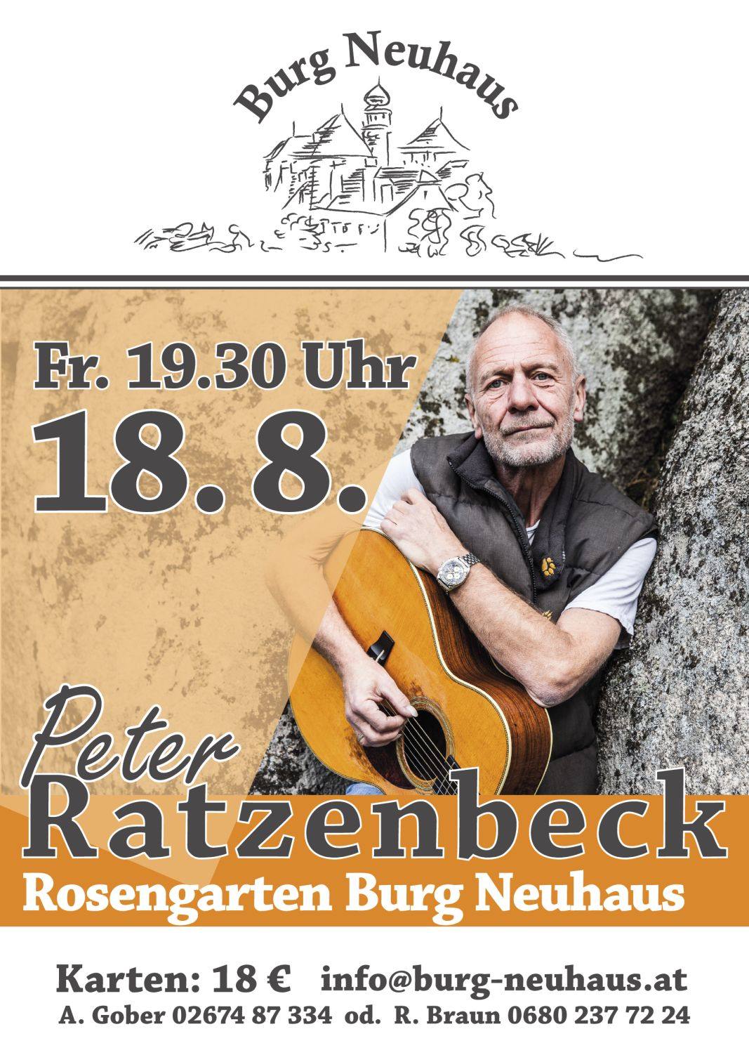 Open Air Gitarrenkonzert Peter Ratzenbeck