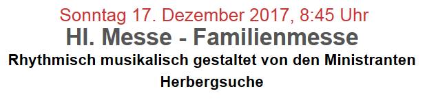 Familienmesse 2017