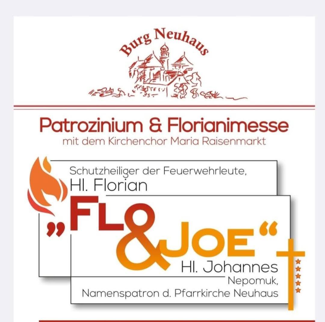 Flo & Jo Messe mit Kirchenchor Maria Raisenmarkt und FF Neuhaus