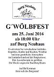 Gwölbfest 25.6.2016
