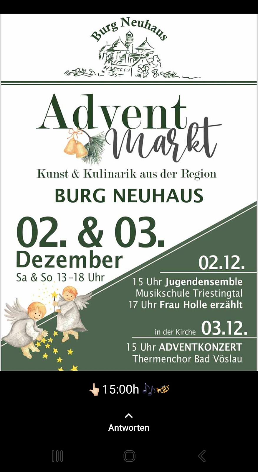 Adventmarkt Burg Neuhaus