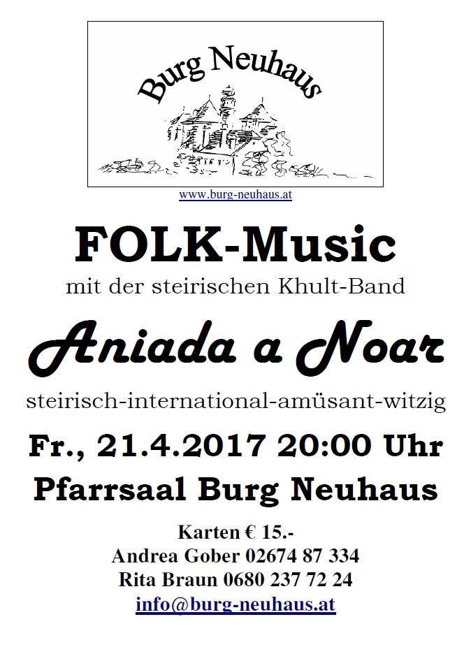 Konzert Aniada a Noar
