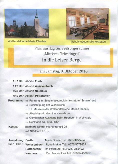 Pfarrausflug