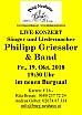 Konzert Philipp Griessler 19.10.2018