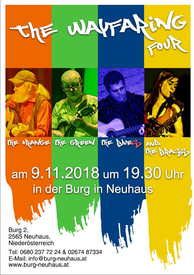 Konzert Wayfaring Four 9.11.2018