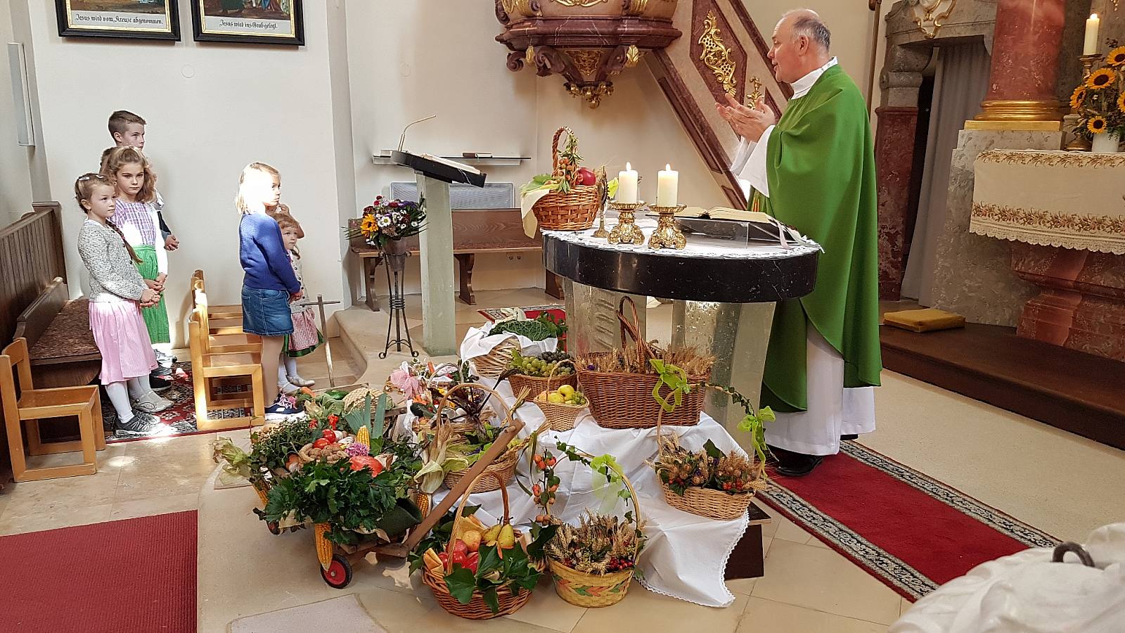 Erntedank mit Pfadfinderchor Leobersdorf