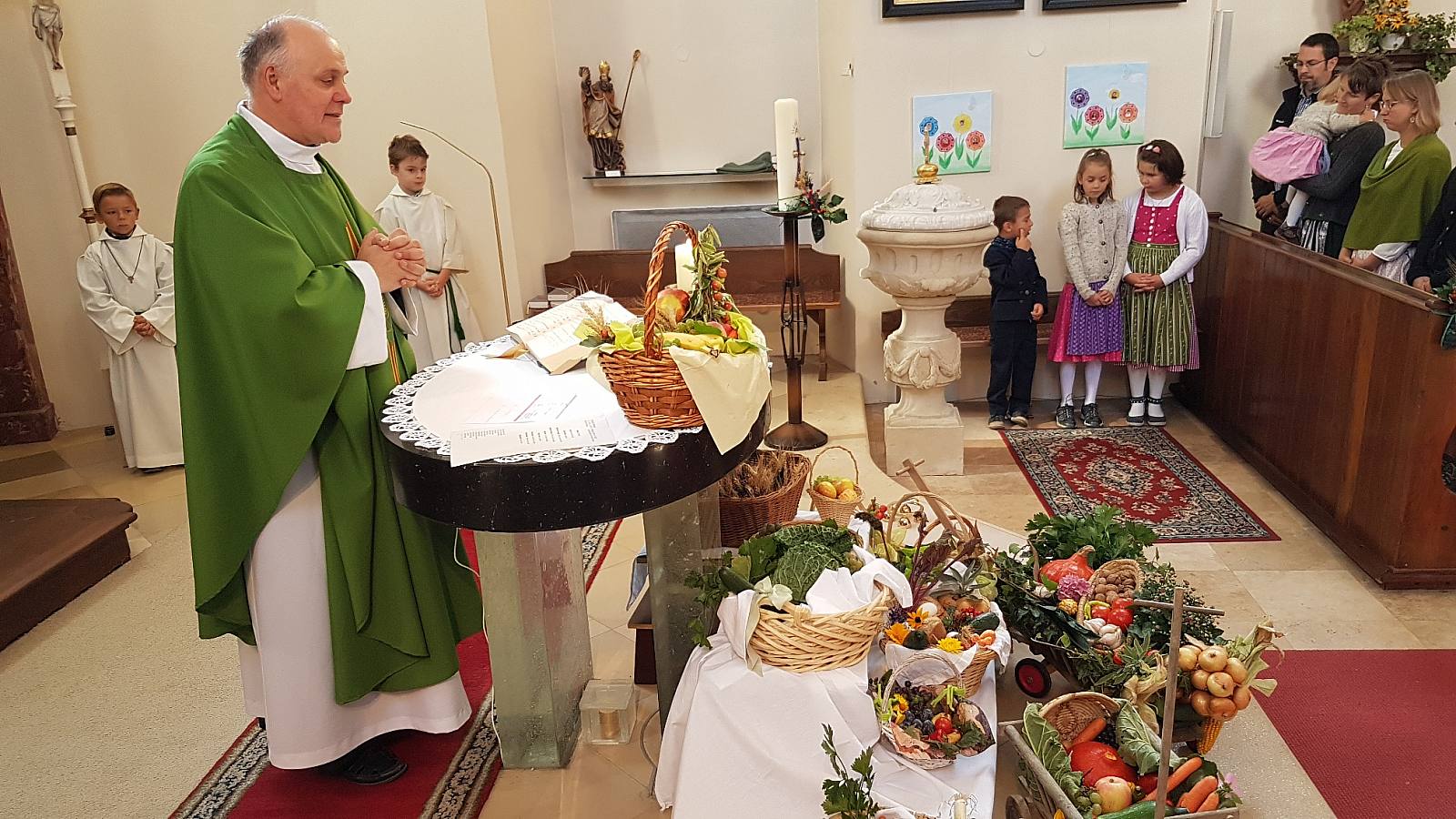 Erntedank mit Pfadfinderchor Leobersdorf