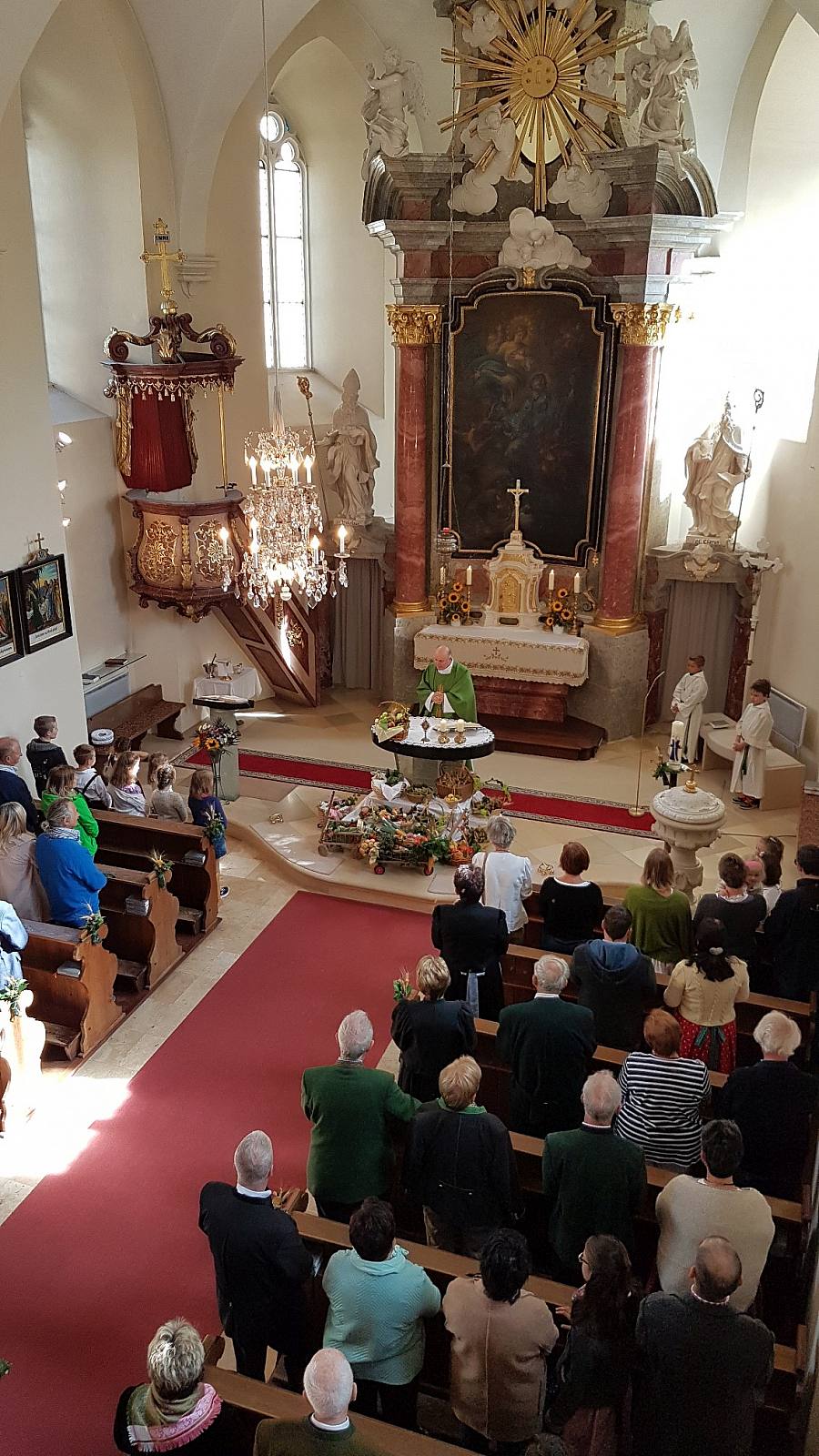 Erntedank mit Pfadfinderchor Leobersdorf