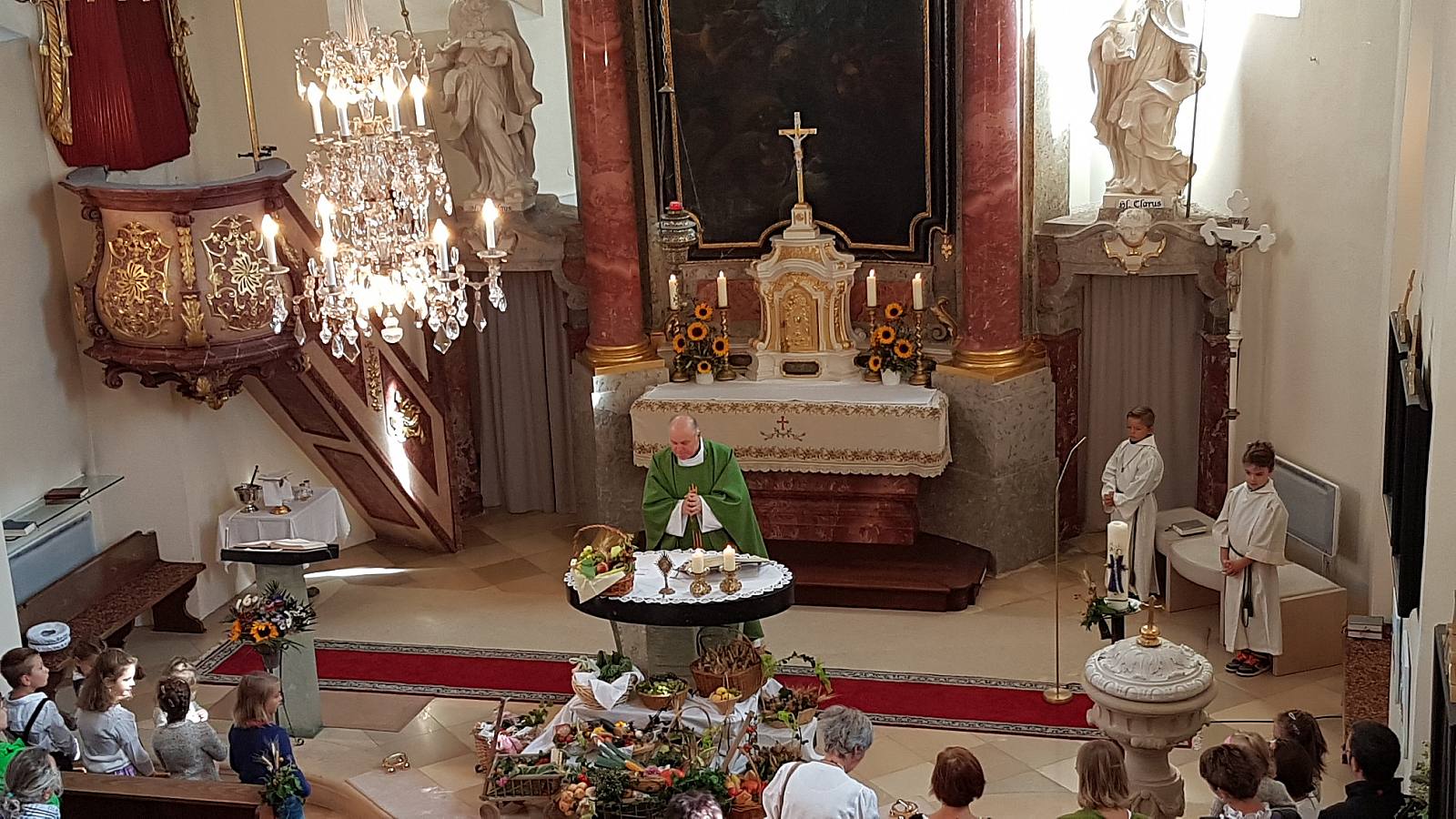Erntedank mit Pfadfinderchor Leobersdorf