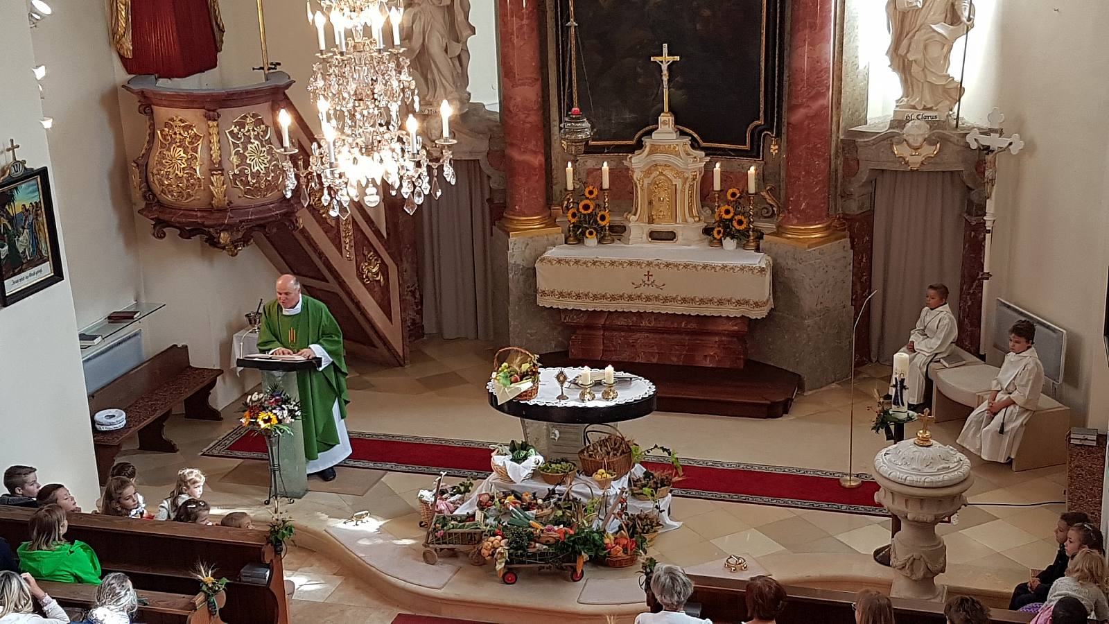Erntedank mit Pfadfinderchor Leobersdorf