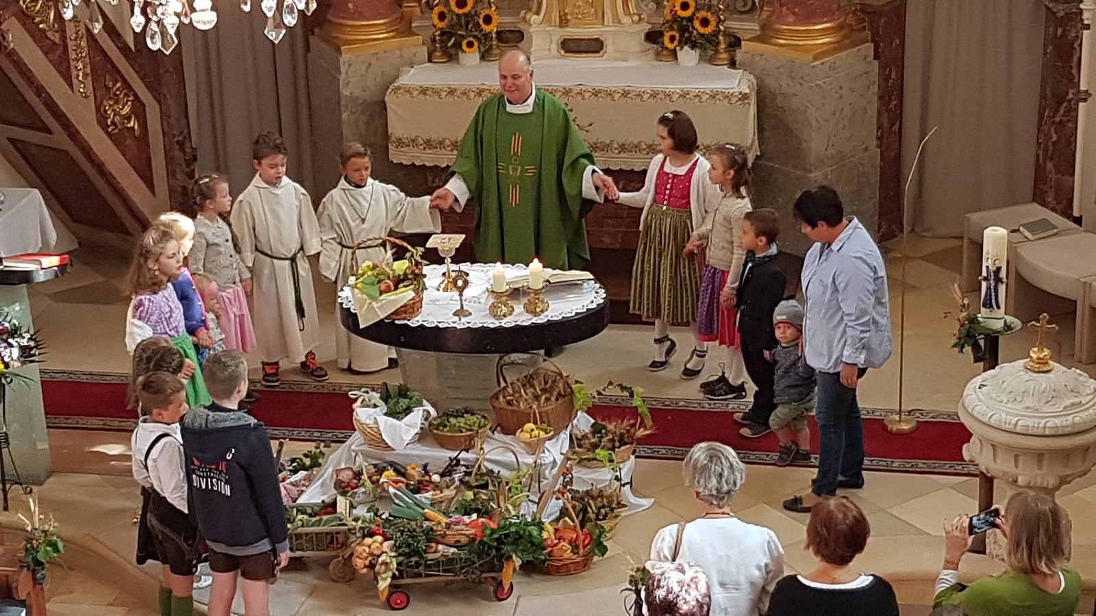 Erntedank mit Pfadfinderchor Leobersdorf