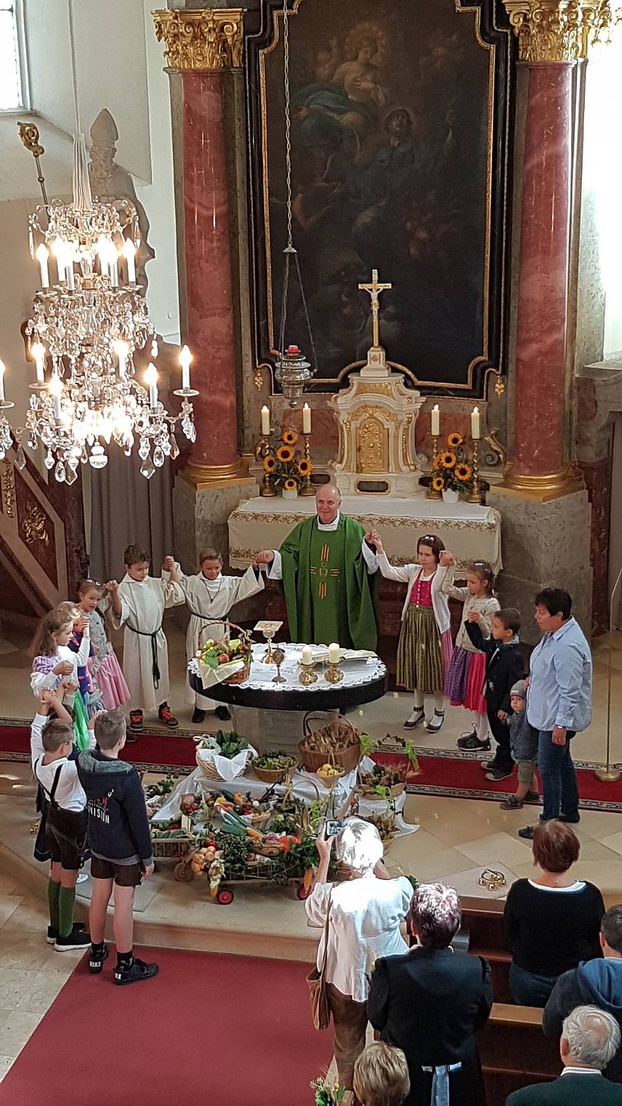 Erntedank mit Pfadfinderchor Leobersdorf