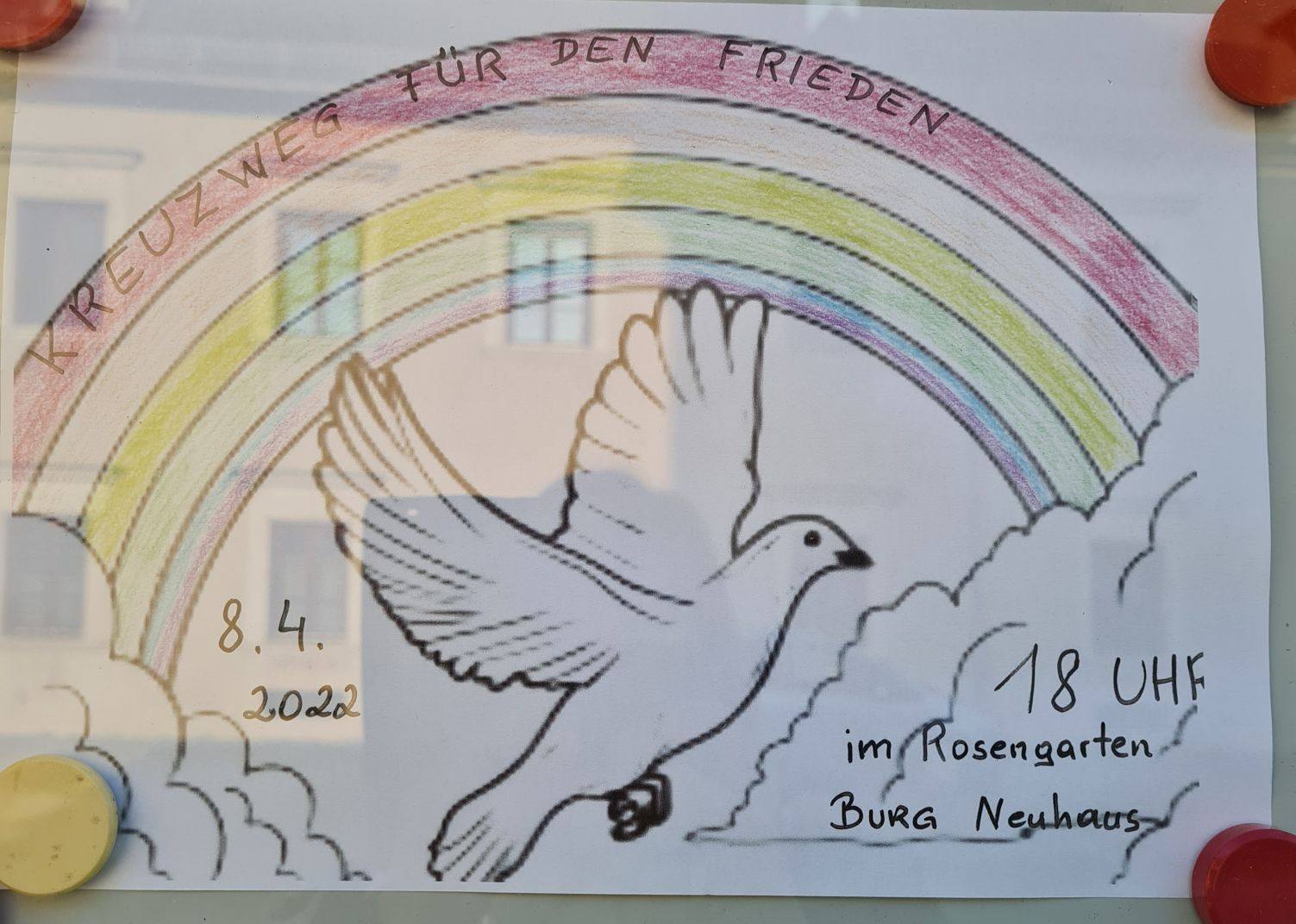 Kreuzweg für den Frieden am 8.4.2022