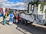 Burg Neuhaus beim Faschingsumzug in Berndorf