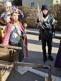 Burg Neuhaus beim Faschingsumzug in Berndorf