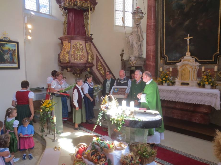 Silbernes Priesterjubiläum und Erntedank am 9.9.2018
