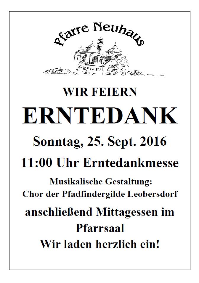 Erntedankmesse