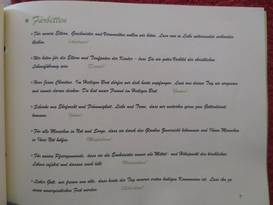 Erstkommunion