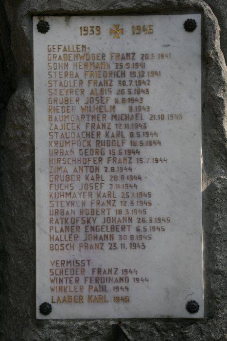 Allerheiligen Heldenehrung
